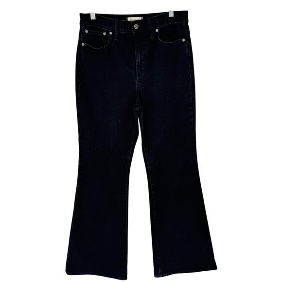 Madewell The Perfect Vintage Flare Jean in Sherborn Wash Black Sz 29 Minimalist - Picture 6 of 14